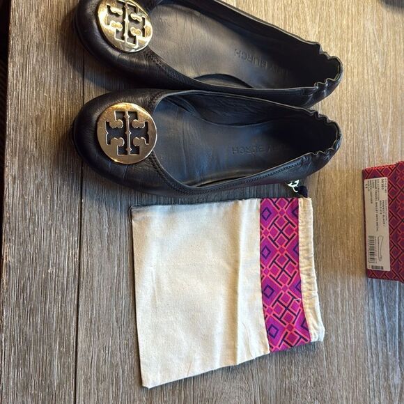 Tory Burch Women's Minnie Travel Ballet Flats with Bag Size 11 - Picture 8 of 8